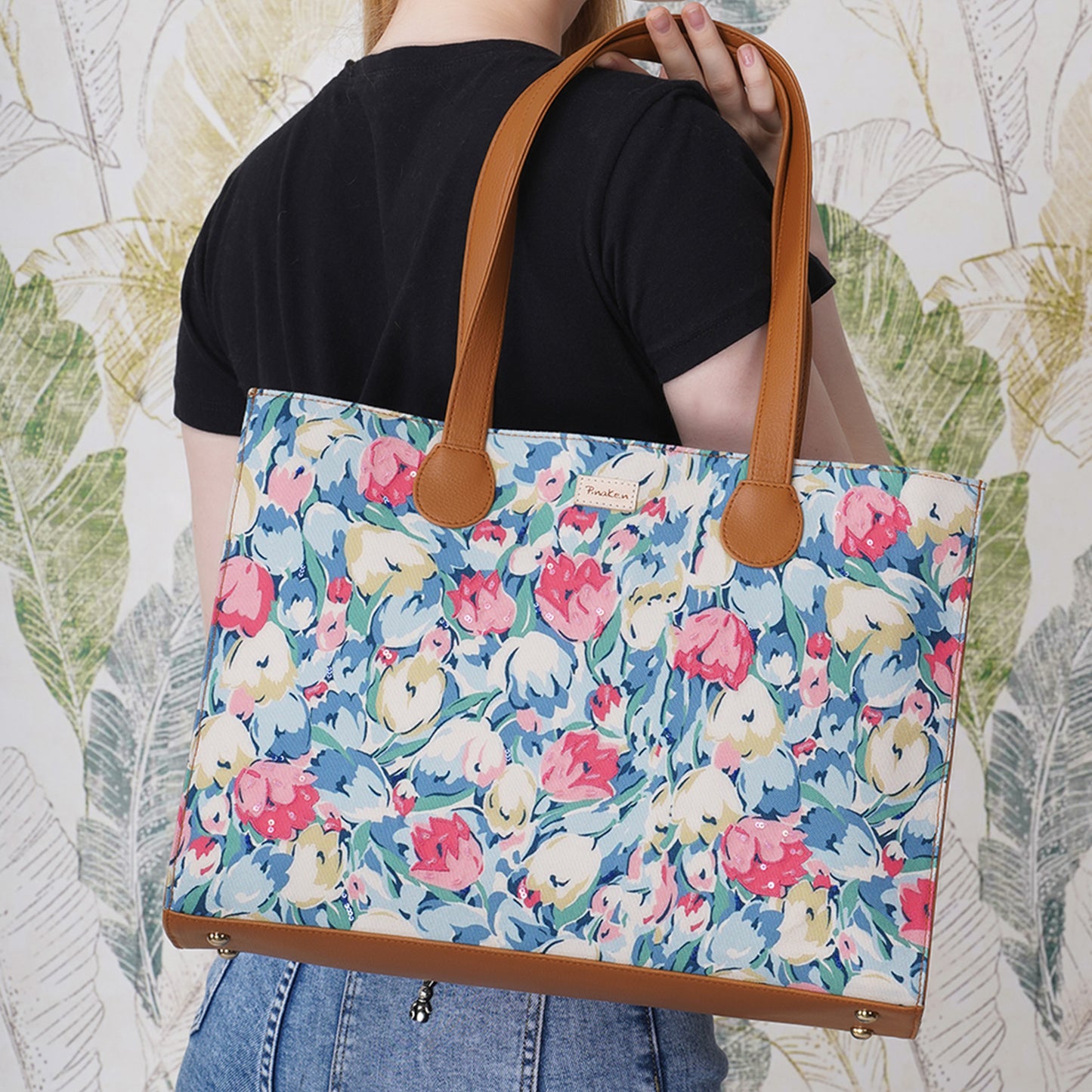 Tulip Garden Office Tote Bag