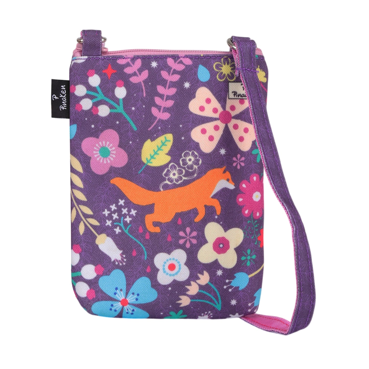Enchanted Fox Garden Mini Crossbody Sling Bag