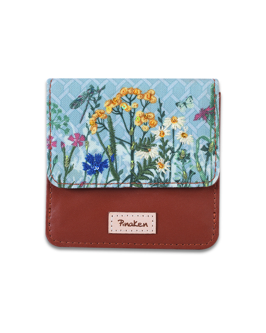 Sky Full Of Flowers Flap Wallet
