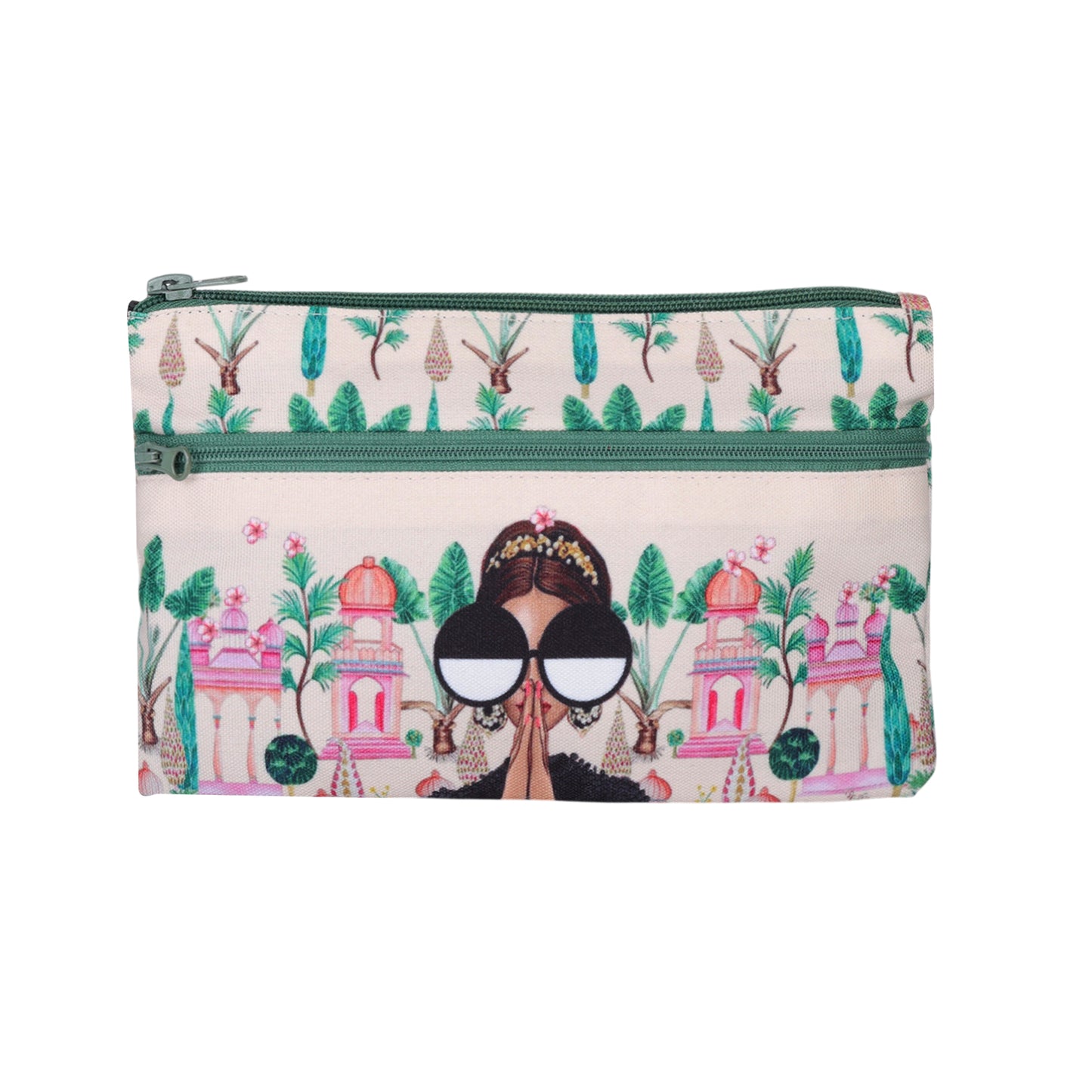 Royal Garden Fashionista Double Zip Pouch