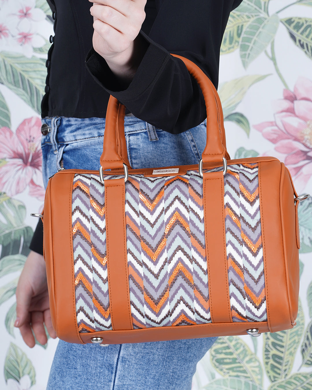 Chevron Duffle Bag