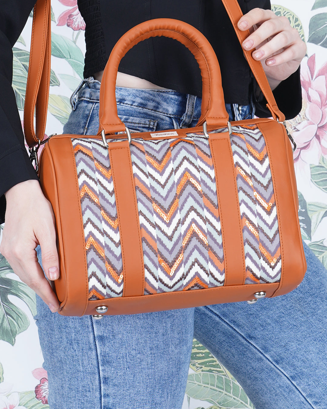 Chevron Duffle Bag