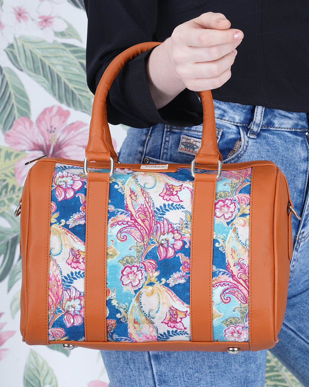 Floral Paisley Duffle Bag
