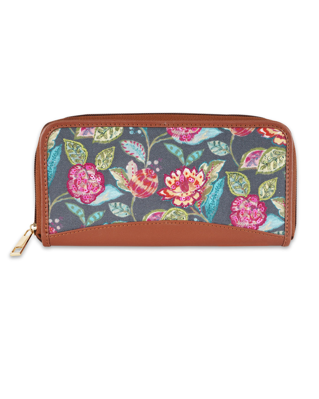 Fairy Garden Top Zip Cluth Wallet