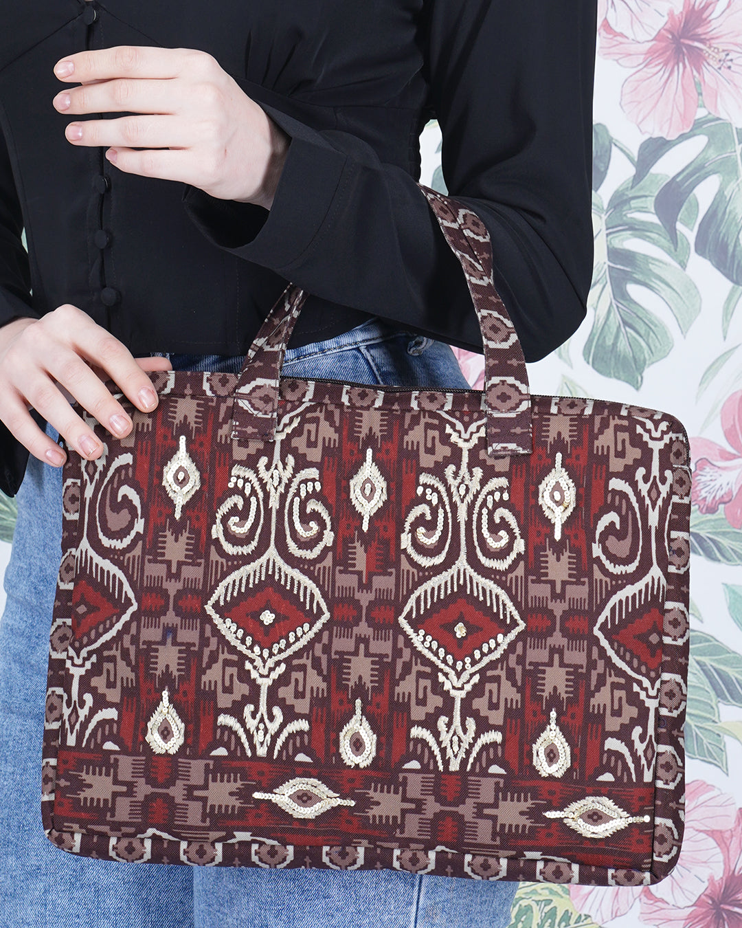 Balinese Ikat Laptop Sleeve