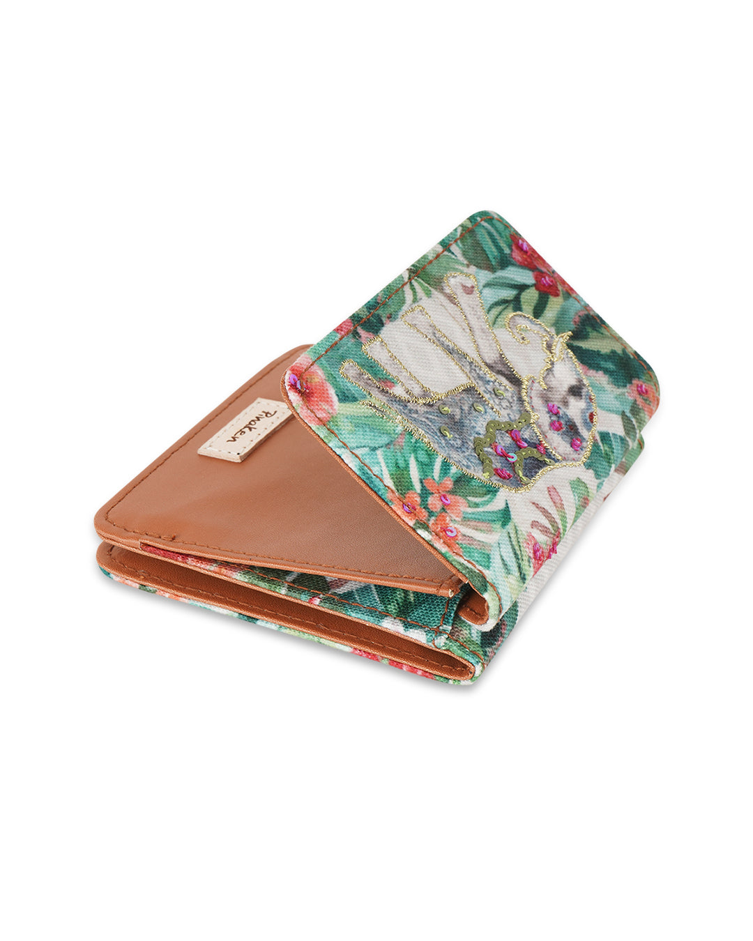 Tropical Elephant Flap Wallet