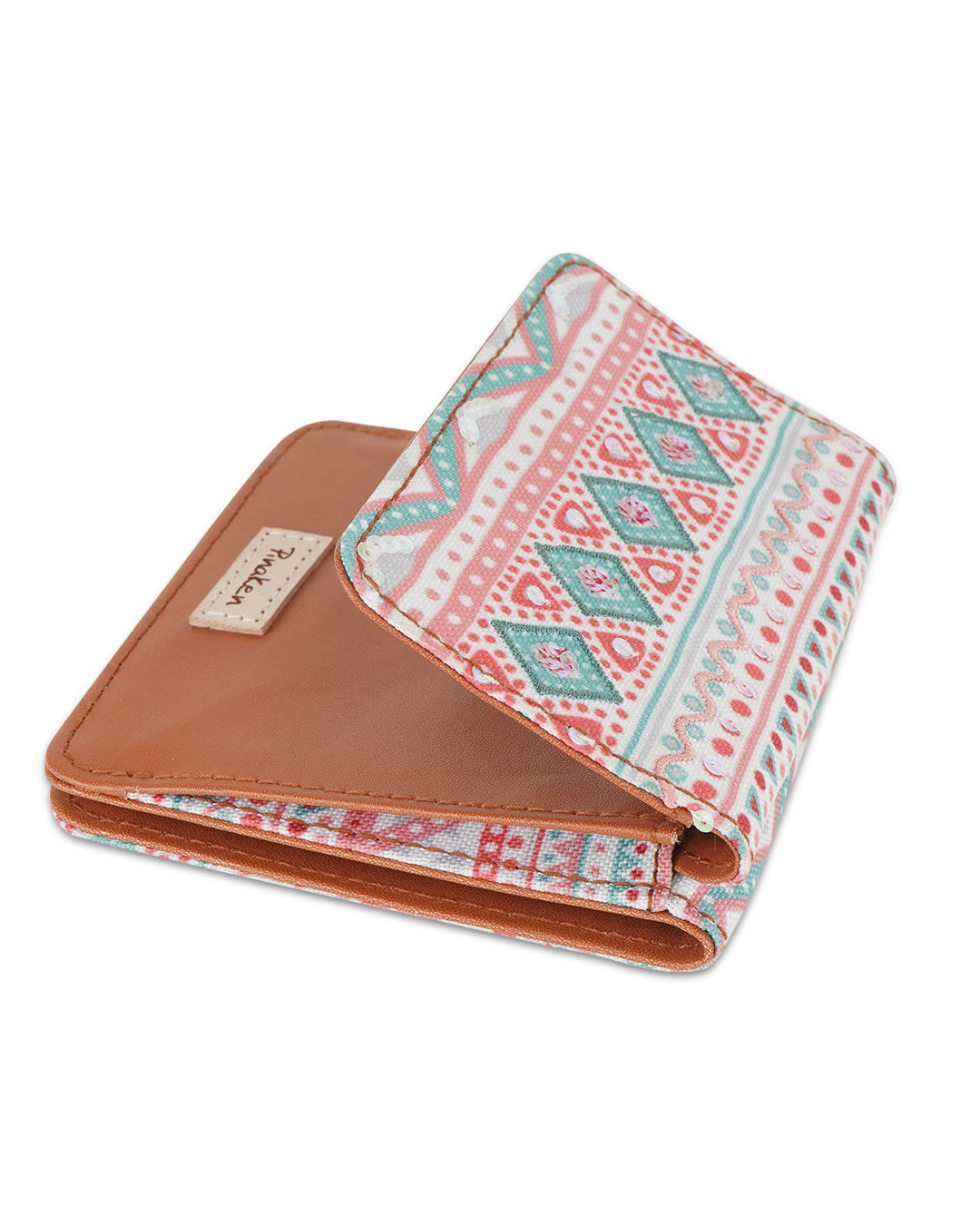 Pastel Aztec Flap Wallet