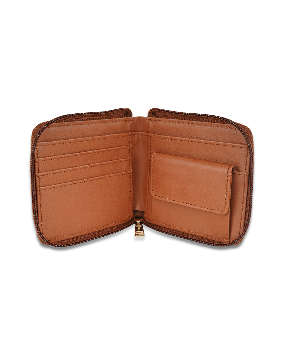 Jumbo Trunk Side Zip Canvas Wallet