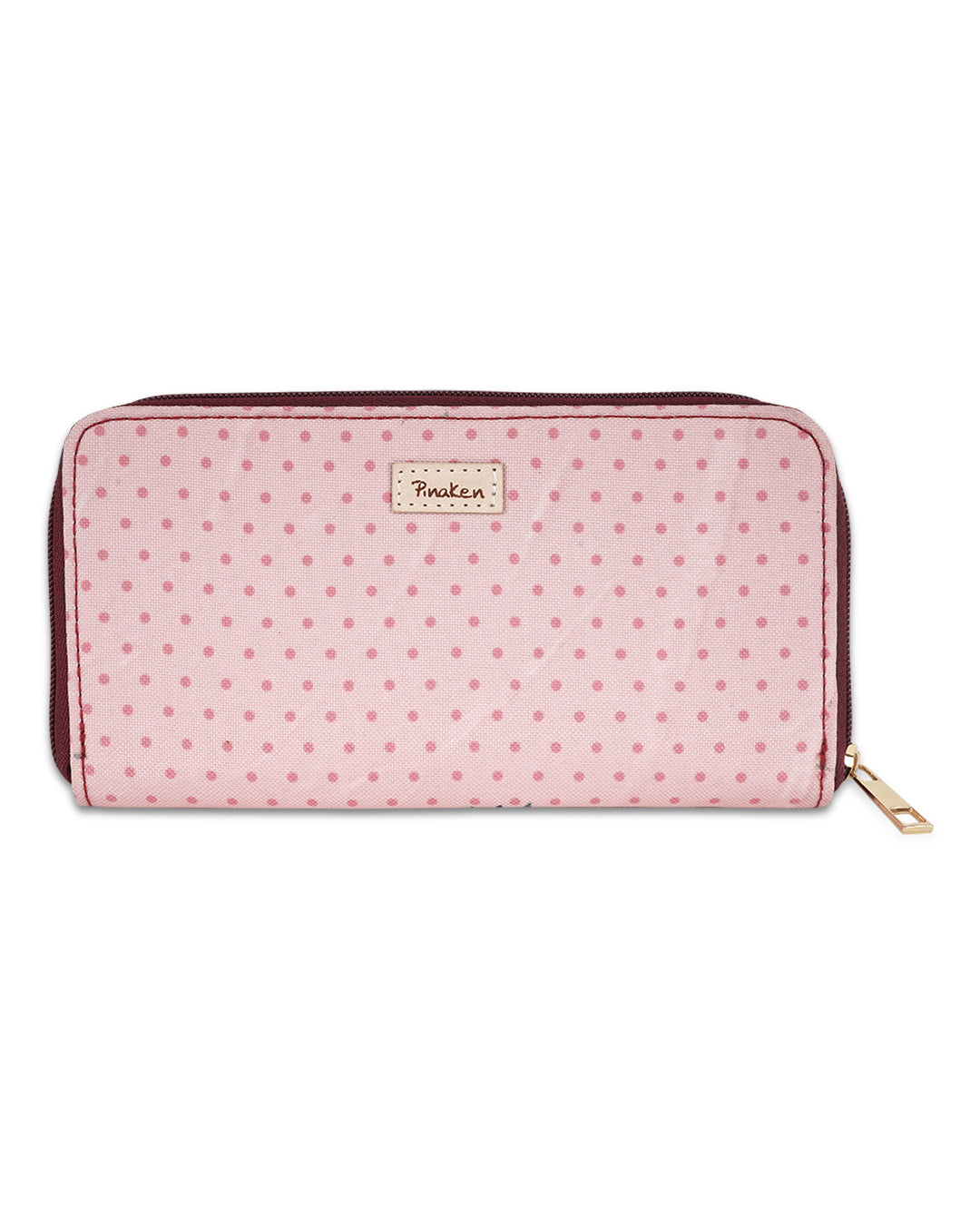 Flamingo Blush Top Zip Large Wallet