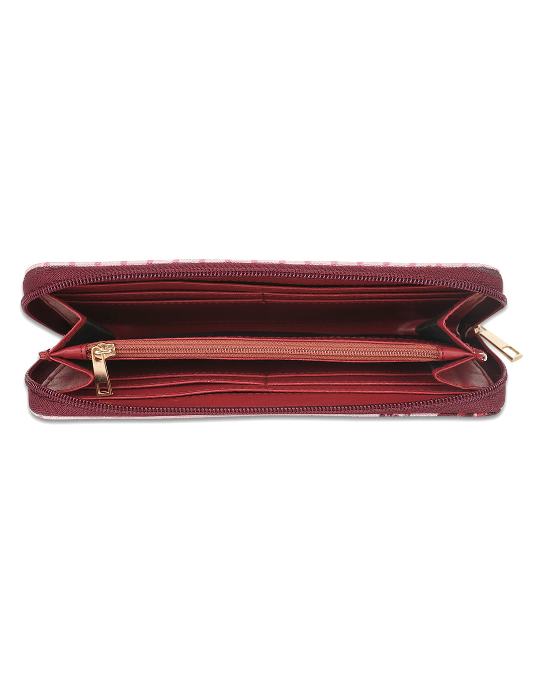 Flamingo Blush Top Zip Large Wallet