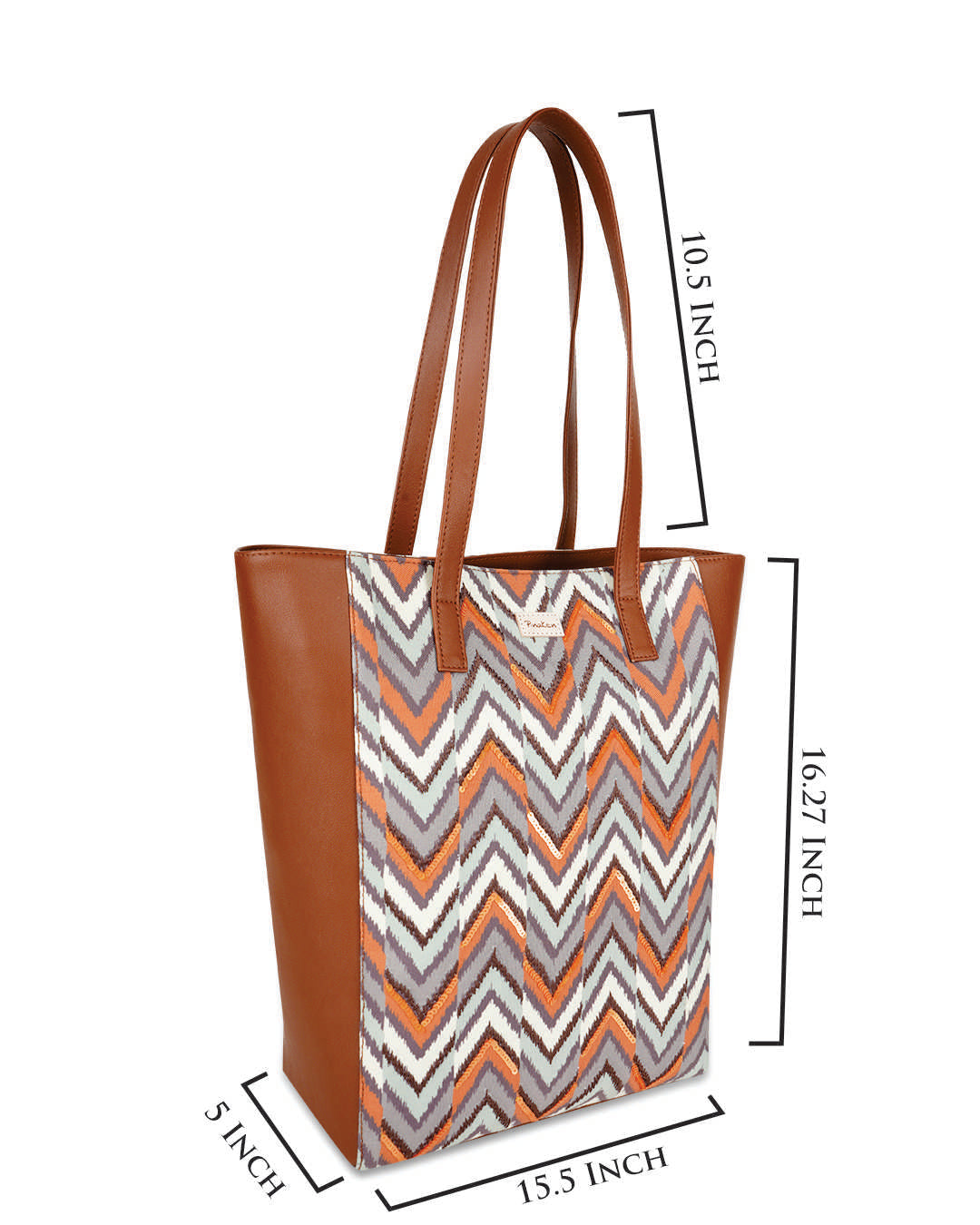 Chevron Sunshine Tote Bag