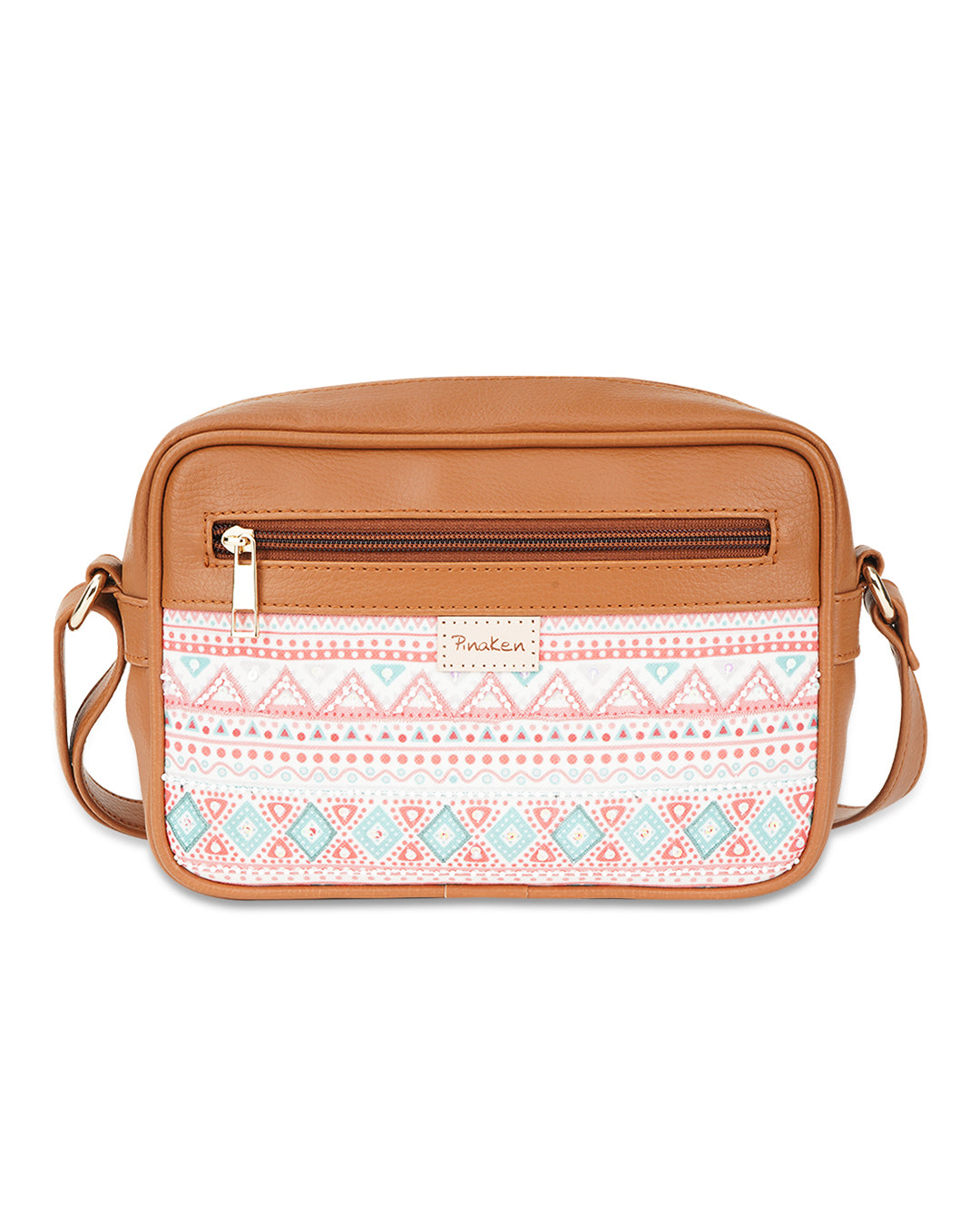 Pastel Aztec Box Sling Bag