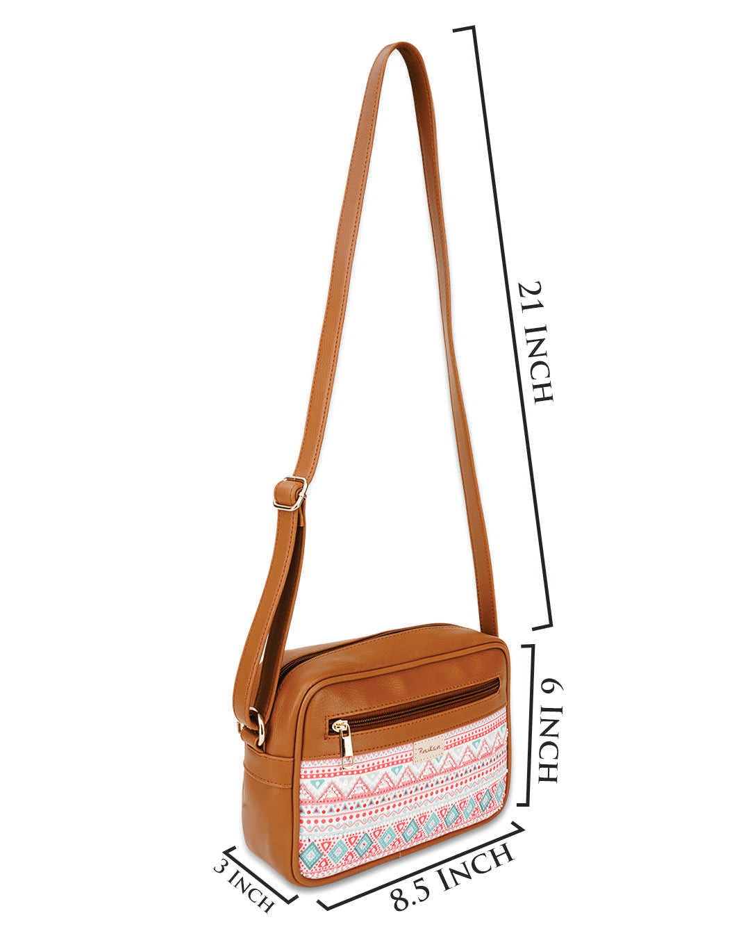 Pastel Aztec Box Sling Bag
