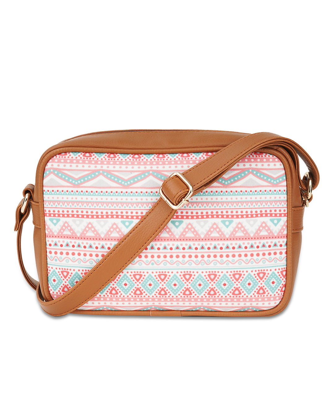 Pastel Aztec Box Sling Bag