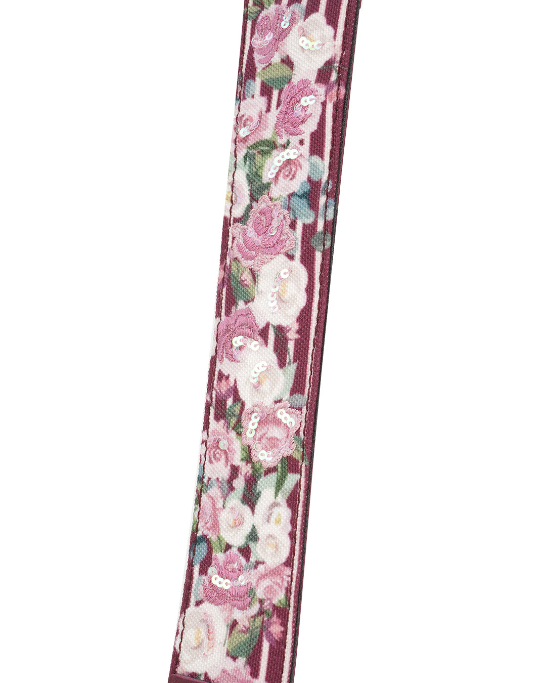 Glamour Roses Embroidered Handle Sling Bag