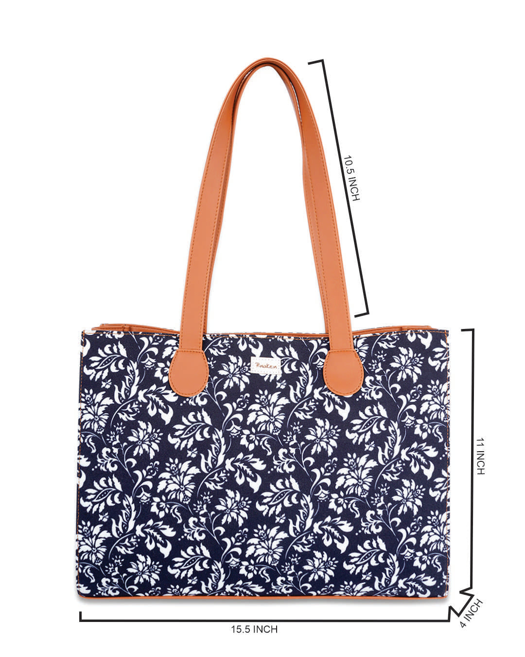 Midnight Swirl Office Tote Bag Without Embroidery