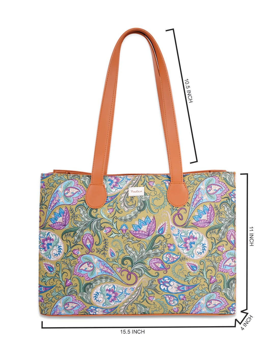 Classic Paisely Office Tote Bag Without Embroidery