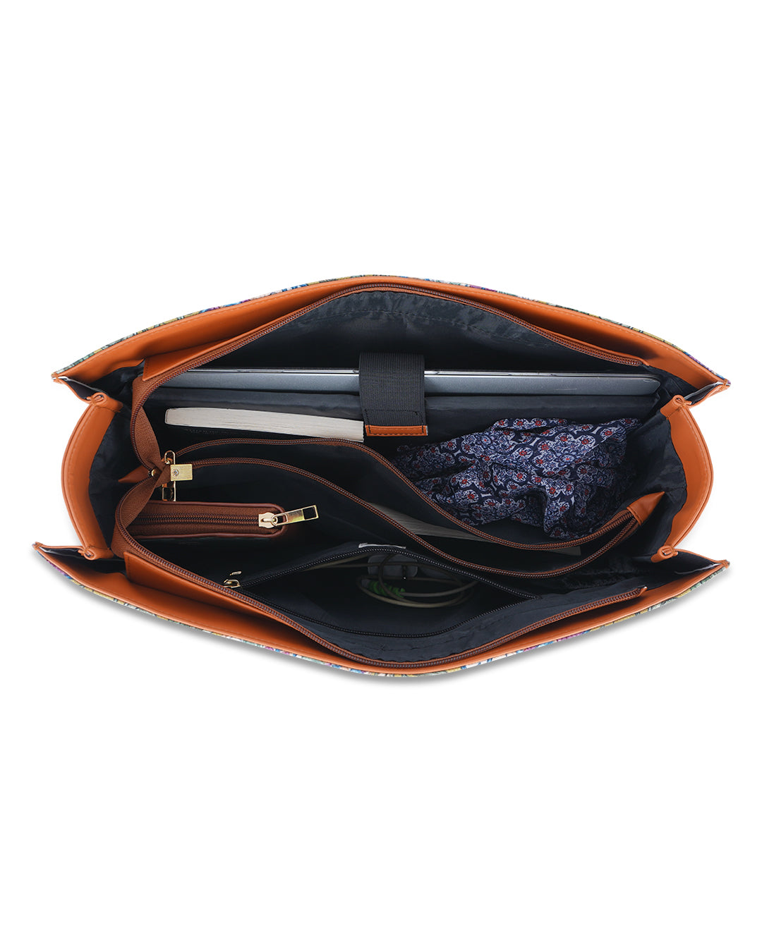 Classic Paisely Office Tote Bag Without Embroidery