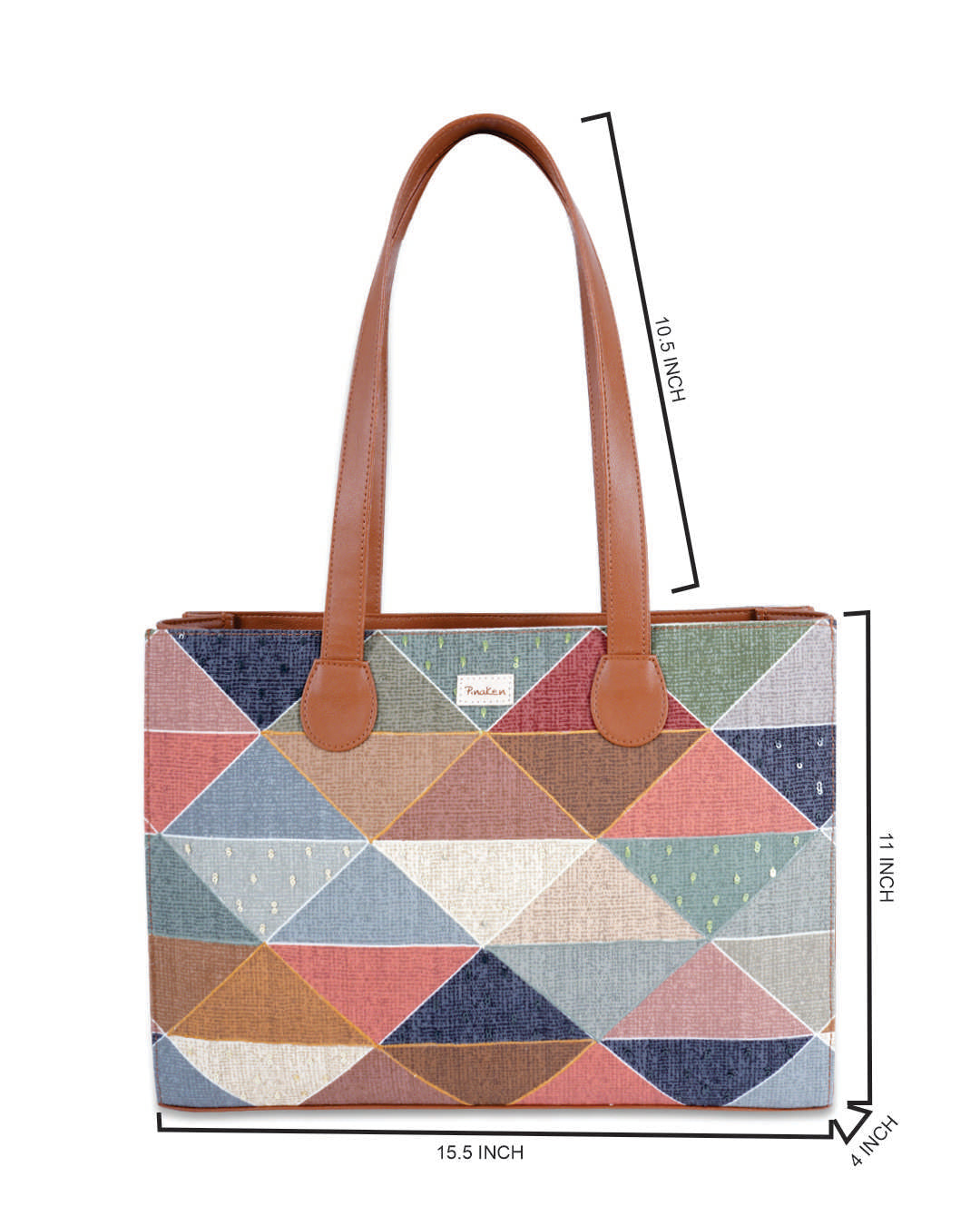 Geometric Waves Office Tote Bag