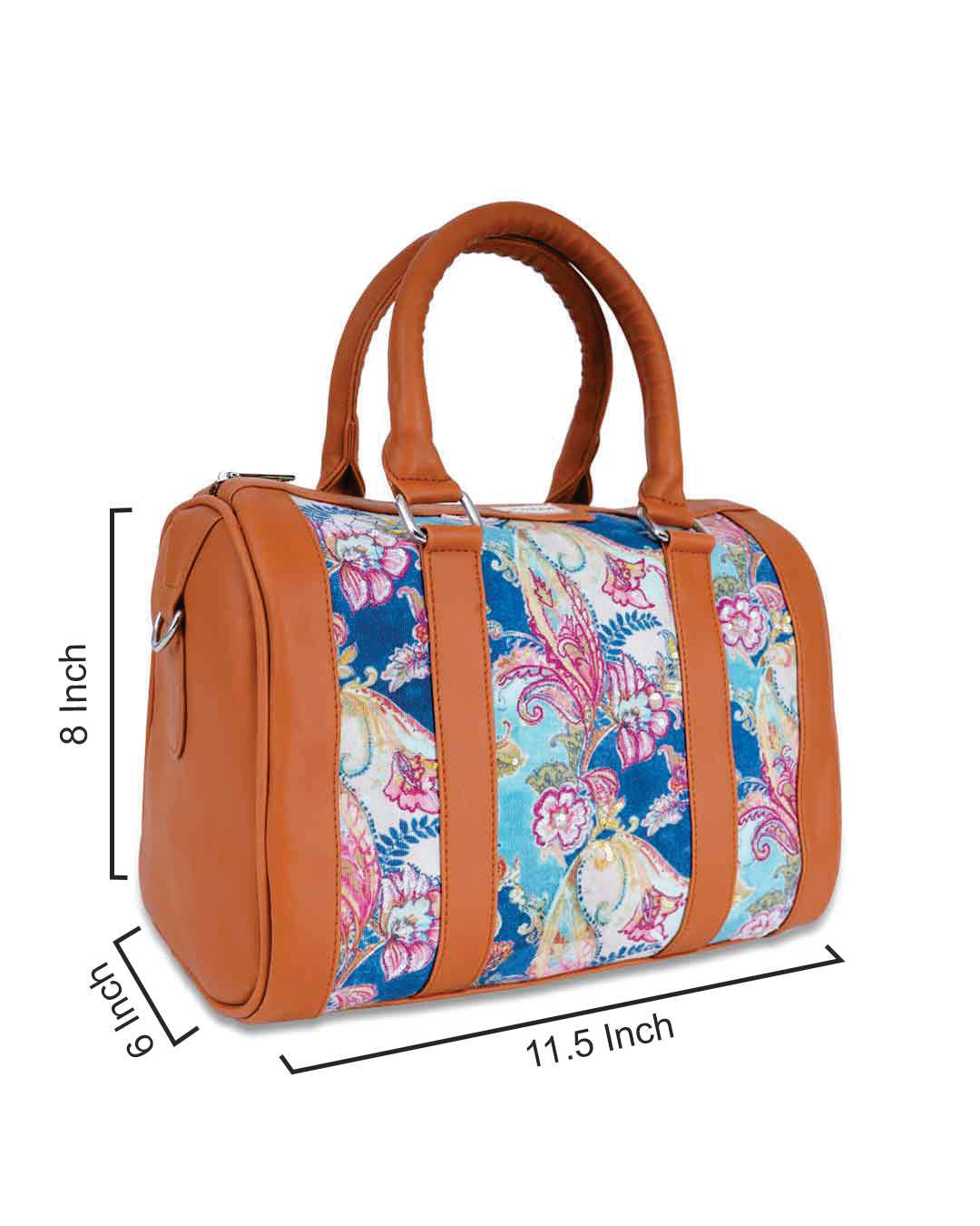 Floral Paisley Duffle Bag