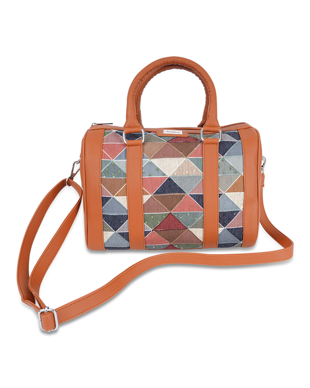 Geometric Waves Duffle Bag