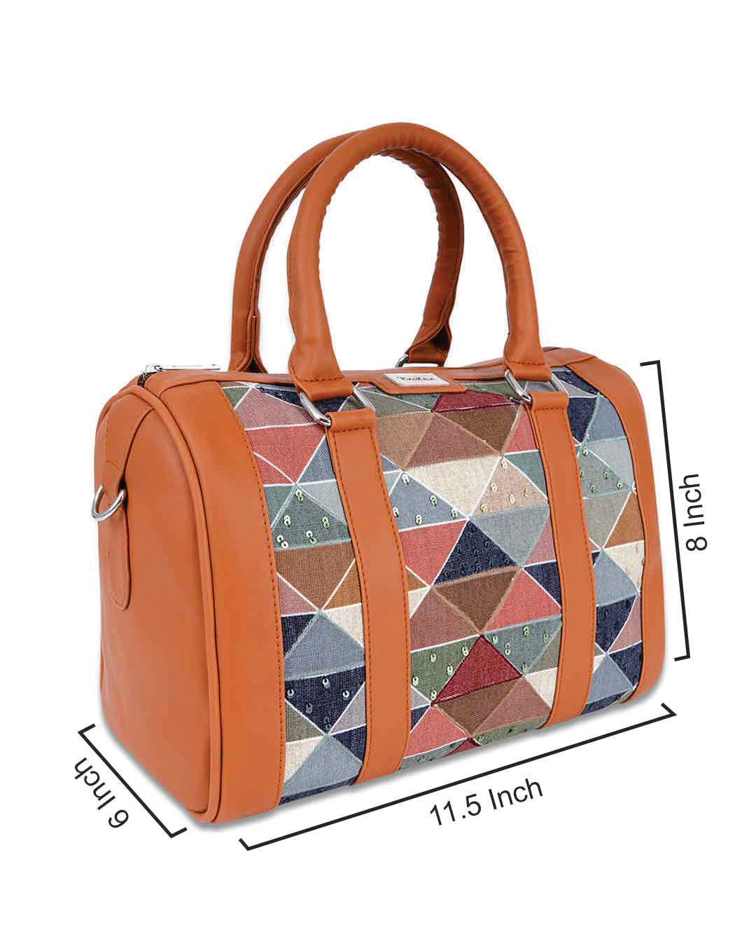 Geometric Waves Duffle Bag