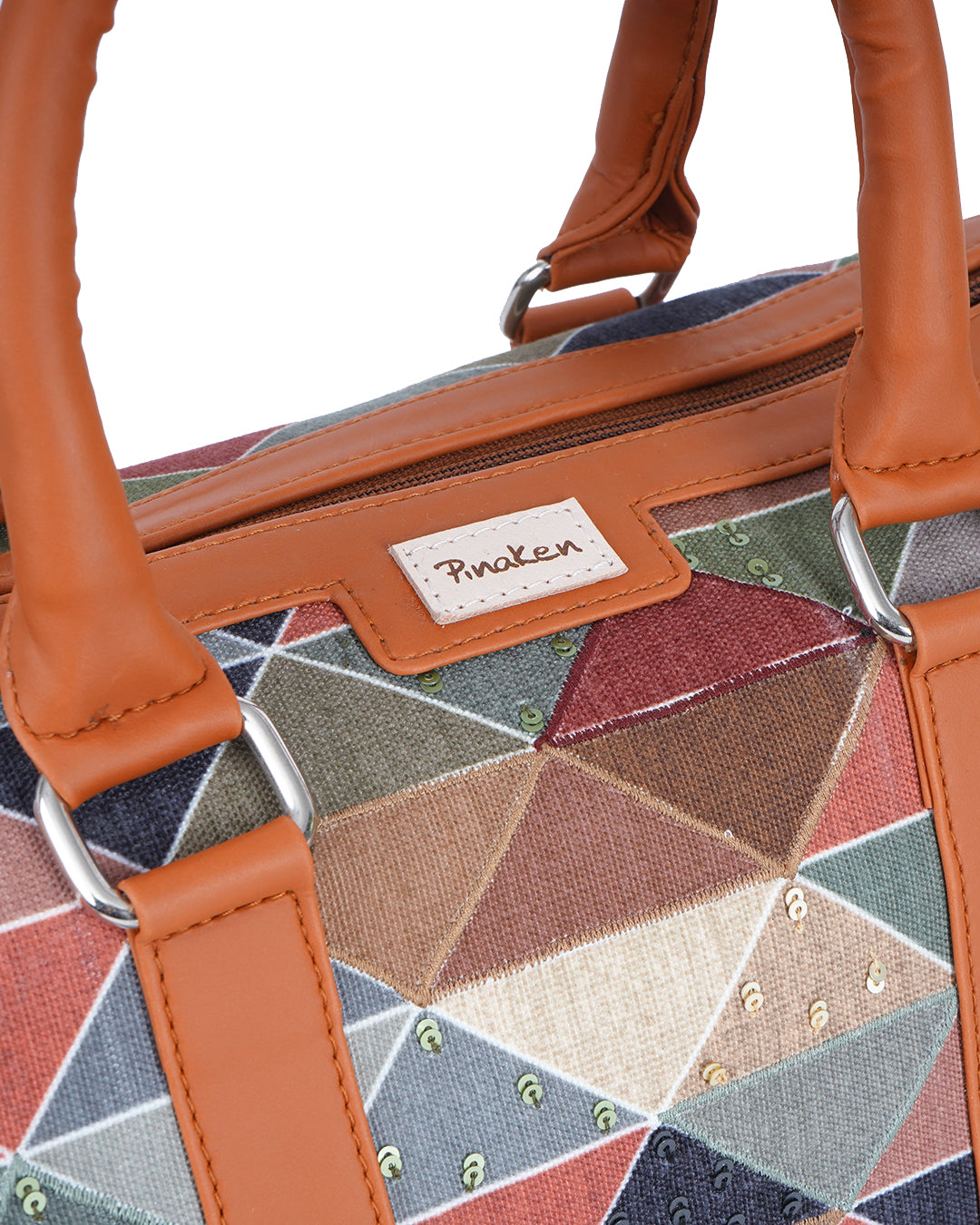 Geometric Waves Duffle Bag