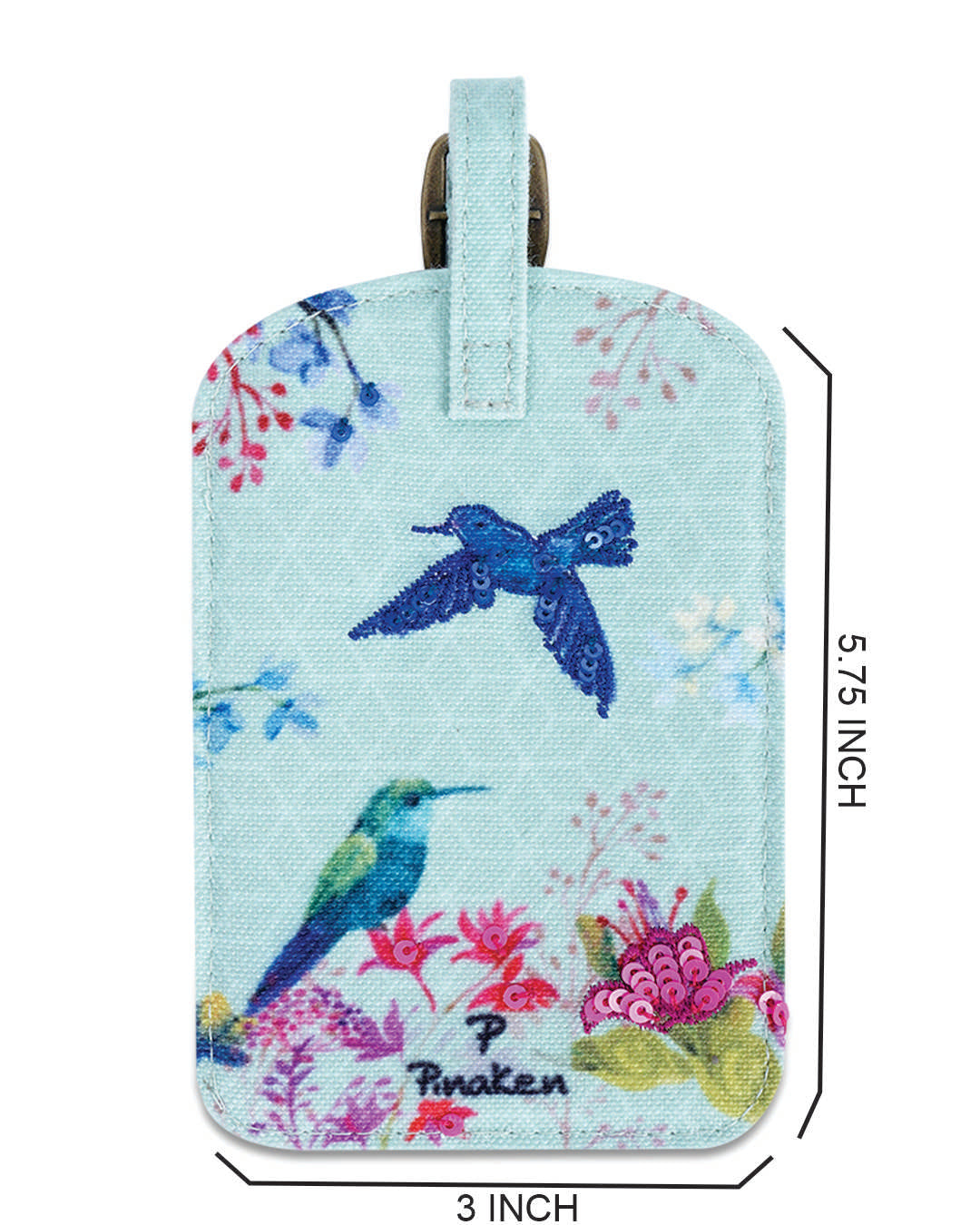 Hummingbird Set Of 2 Combo Passport Holder And Luggage Tag