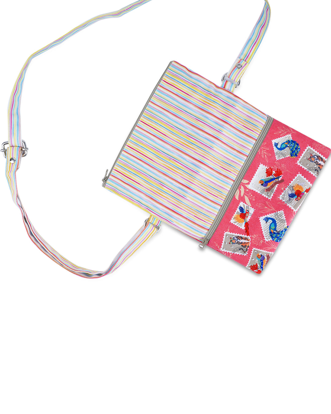 Jungle Stamp Folded Sling Bag