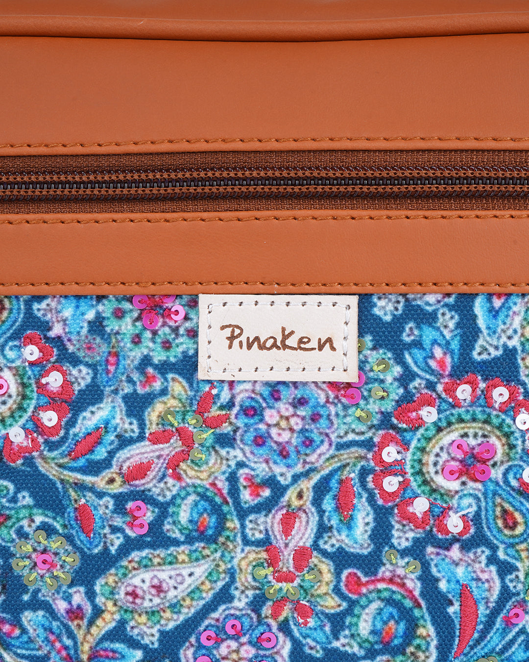 Woven Paisely Box Sling Bag