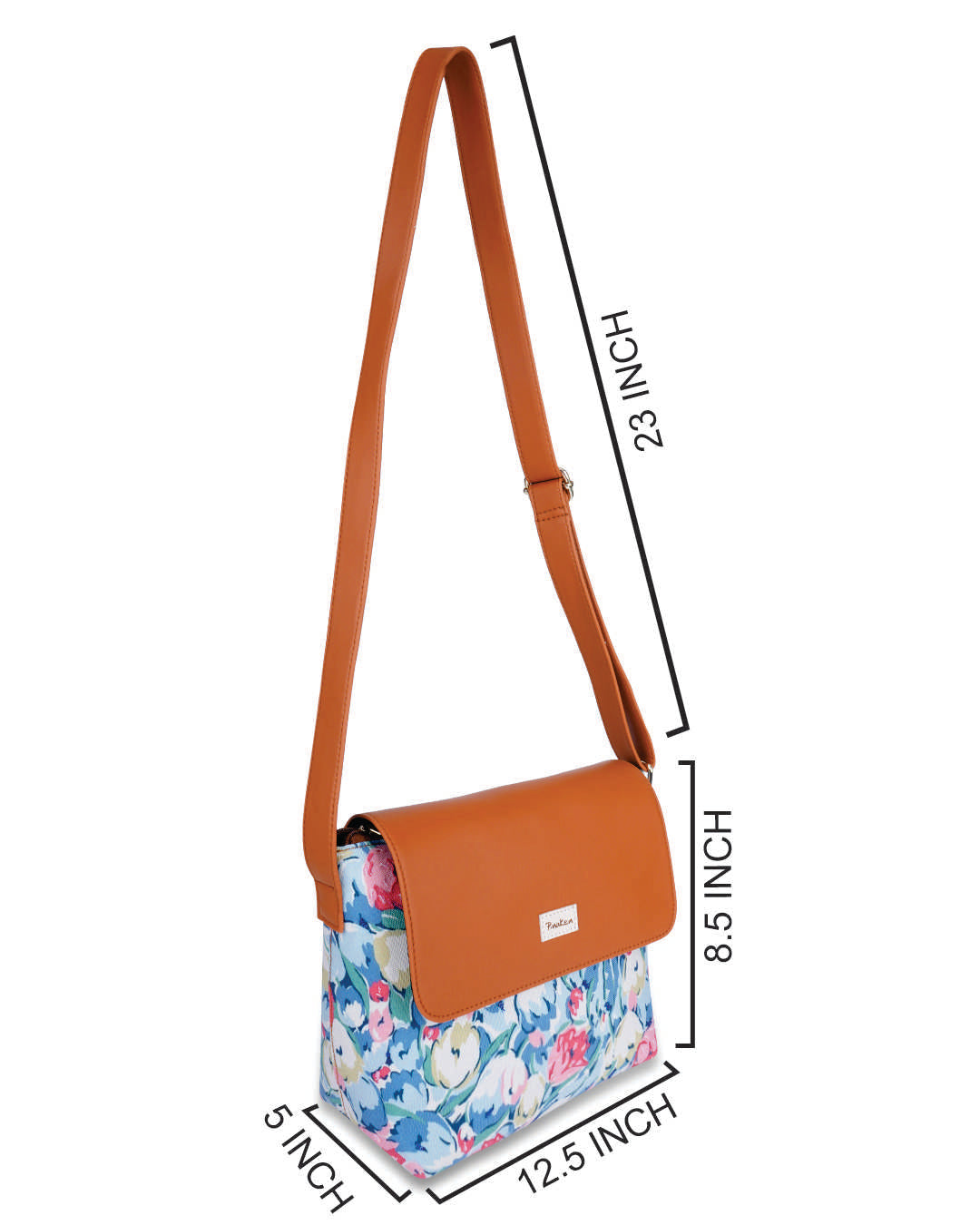 Tulip Garden Bucket Sling Bag