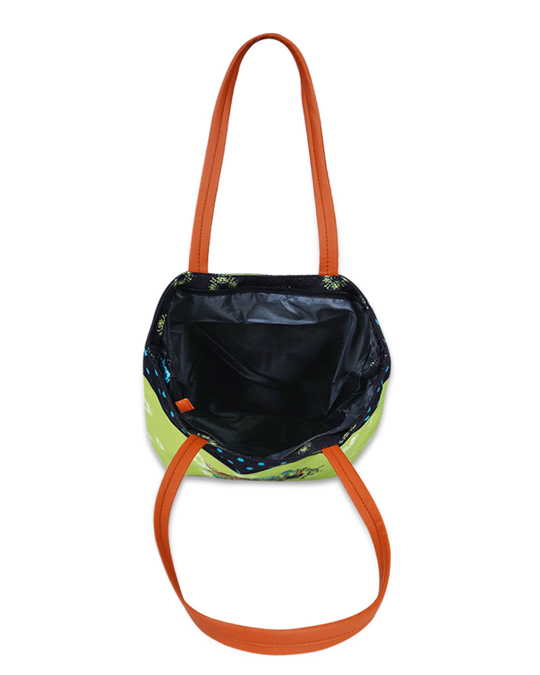 Brain Bridge Cycle with Vegan Leather Handle Tote Bag