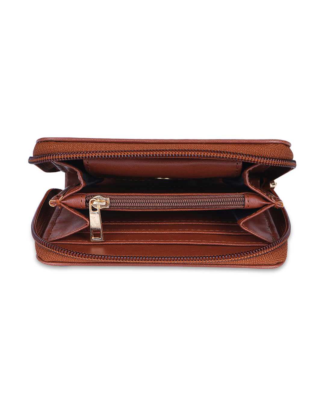 Flower Garden Top Zip Wallet