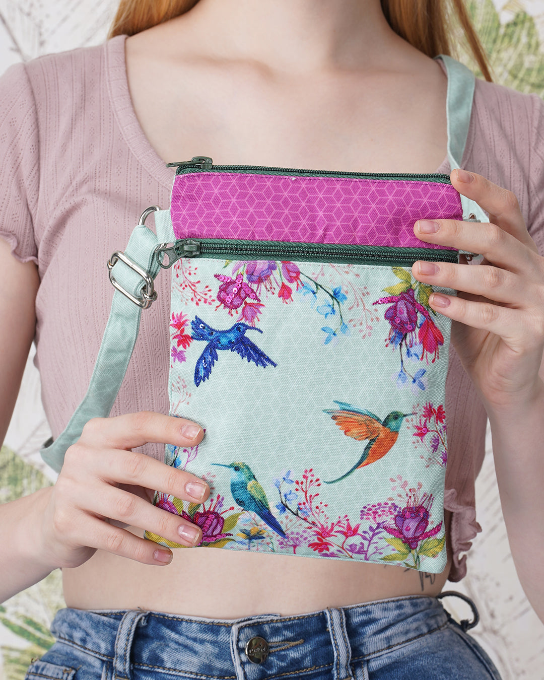 Humming Birds Sling Bag