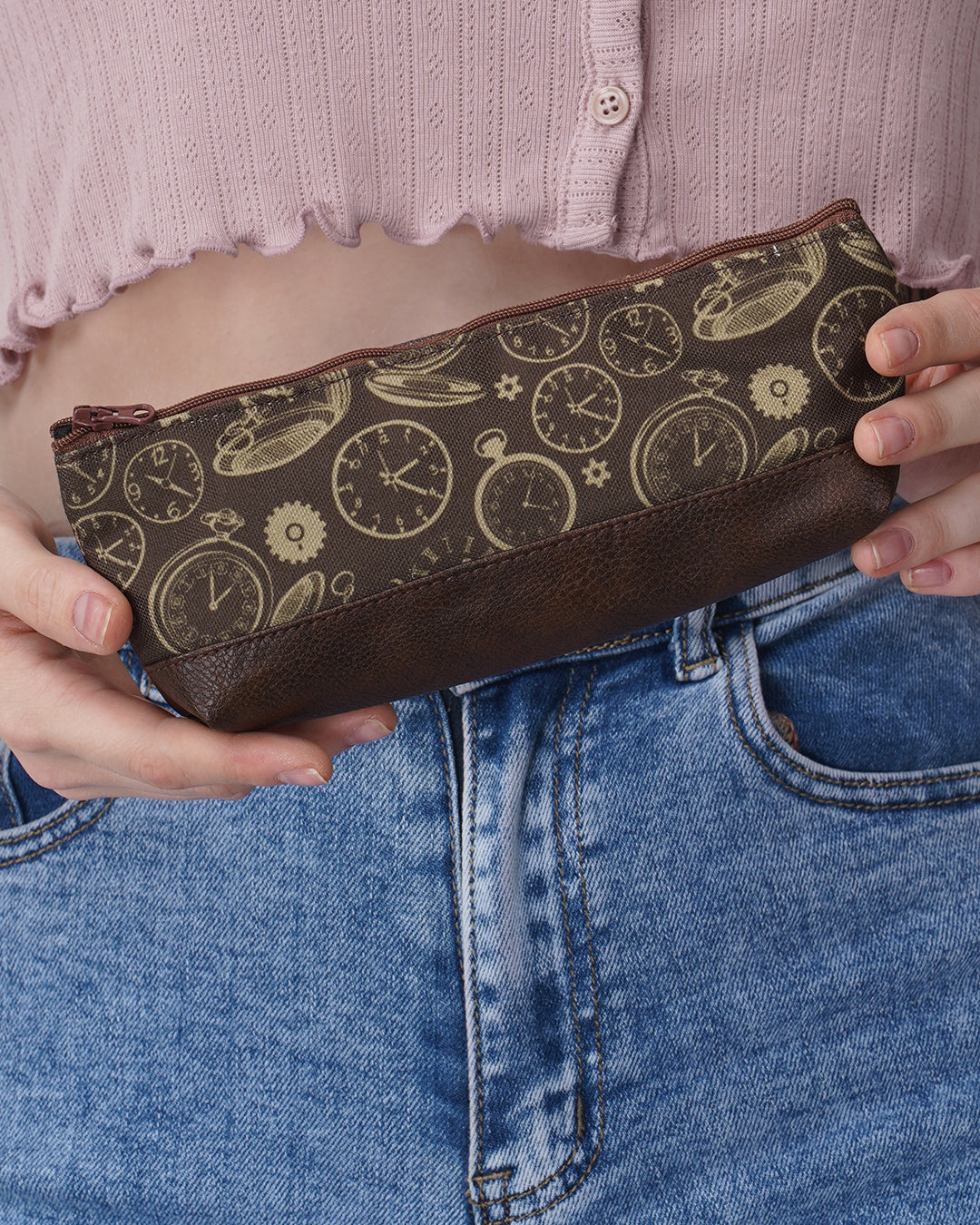 Clock Pencil Pouch (Men Design)