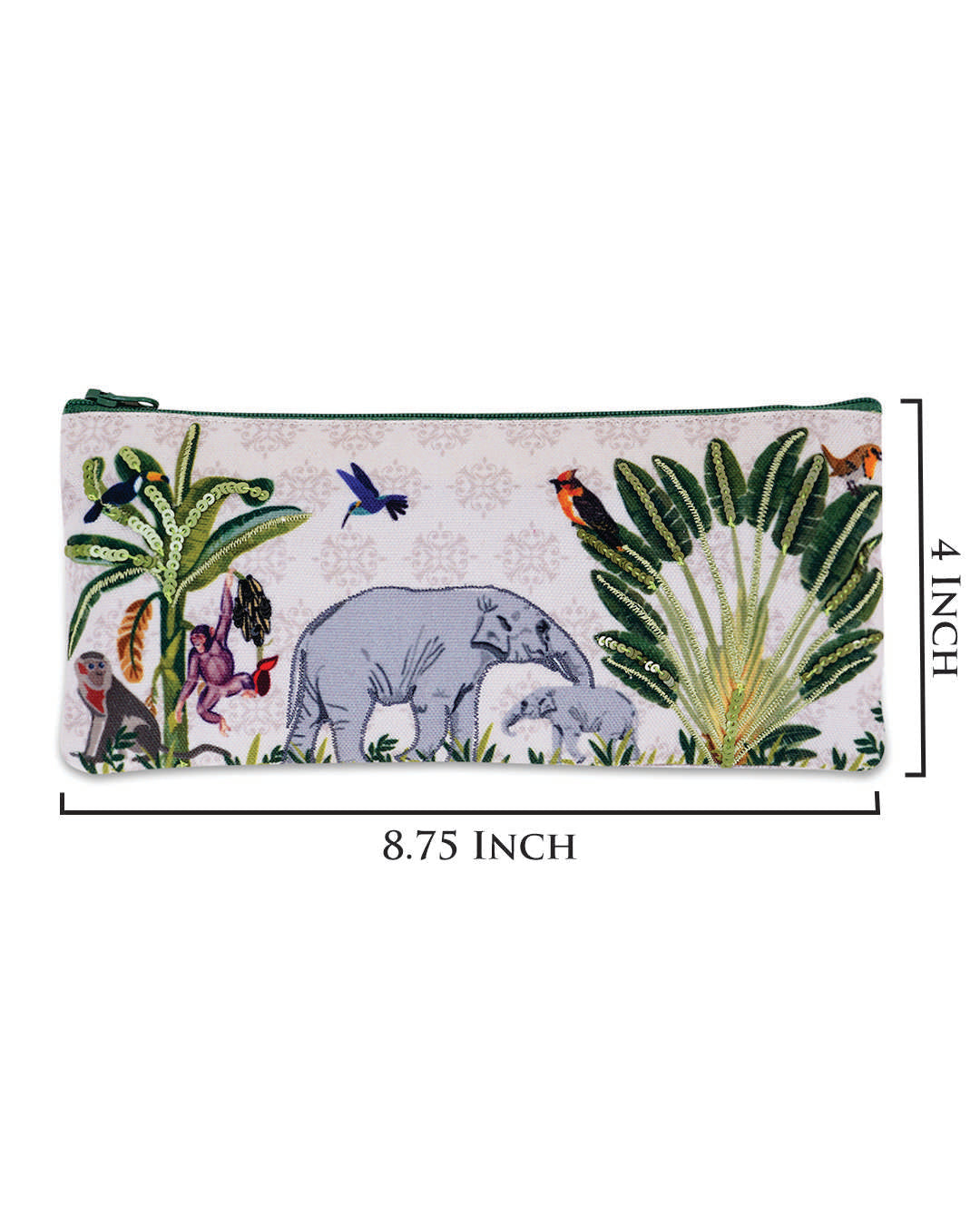 Banana Groove & Savanna Grassland Pencil Pouch Set of 2