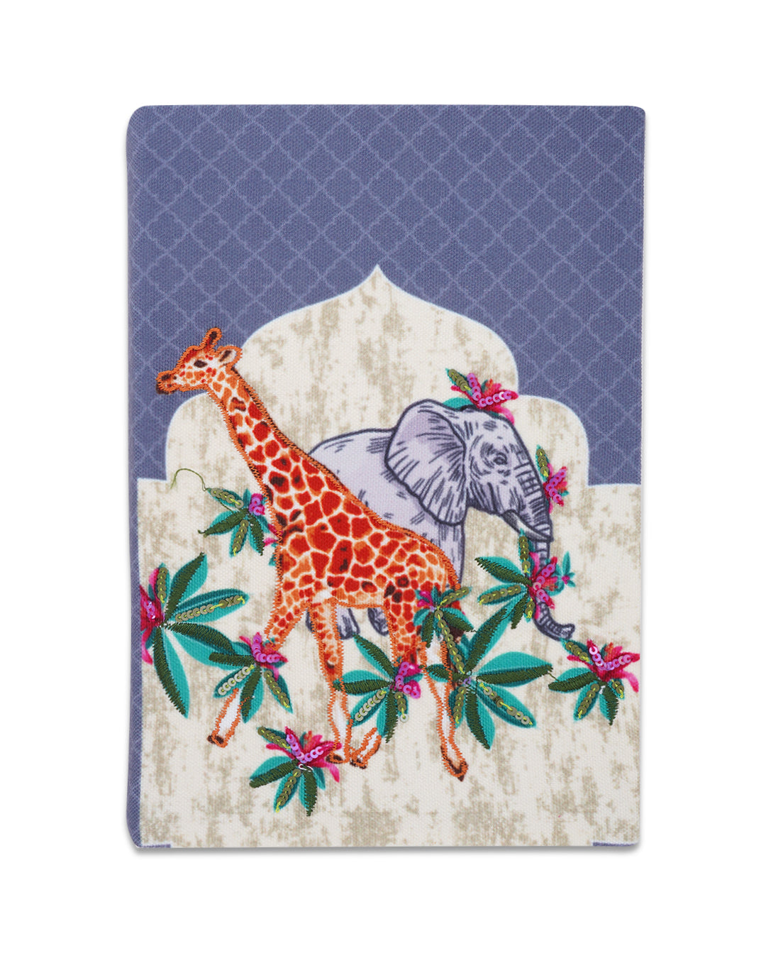 Savanna Grassland Fabric Notebook 8 X 6"