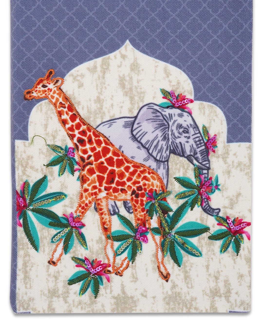 Savanna Grassland Fabric Notebook 8 X 6"