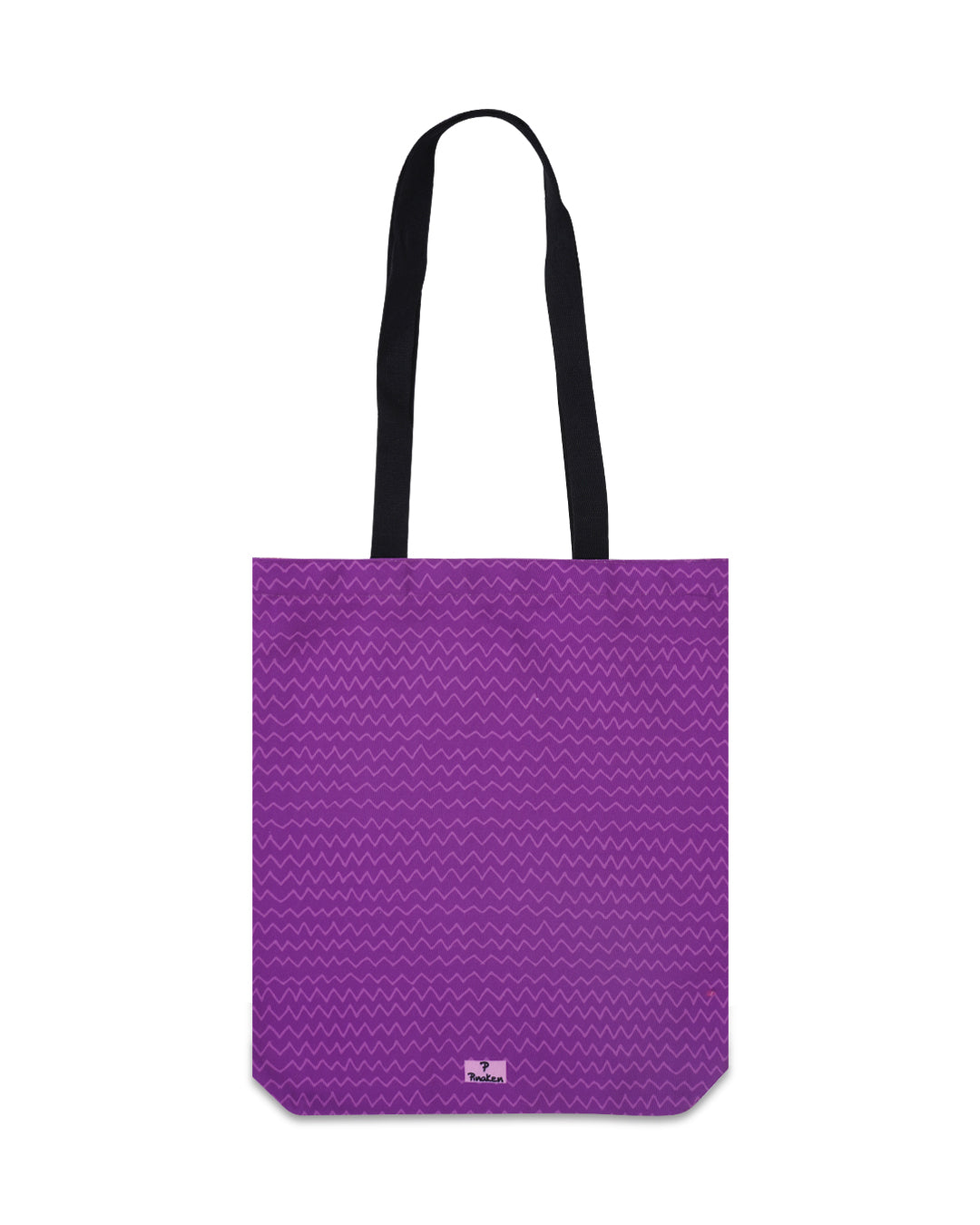 Crane With Lotus Tote Bag