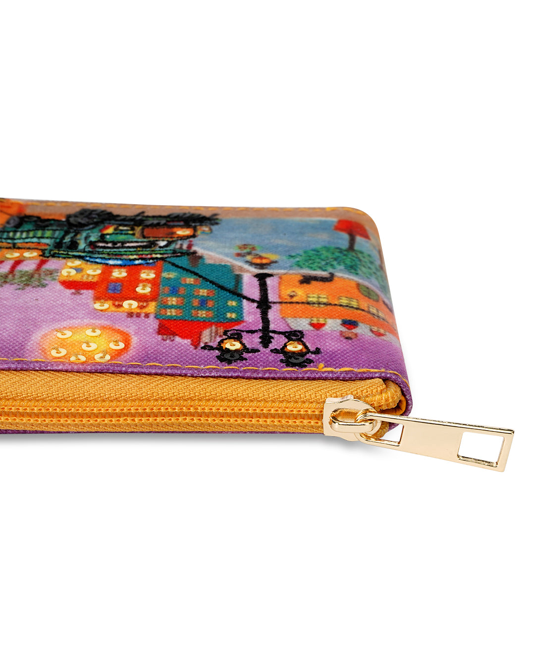 Vintage Lorry Side Zip Wallet