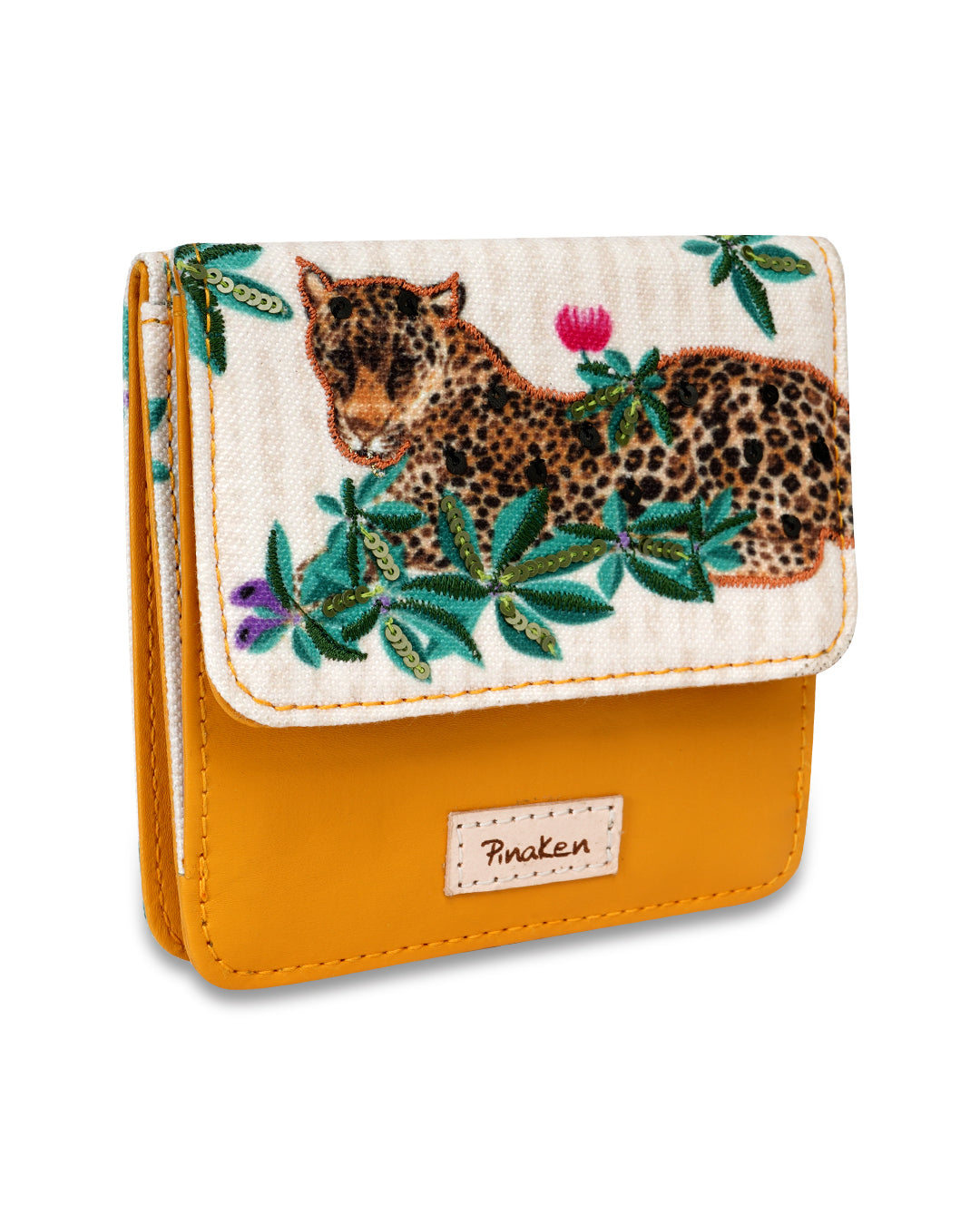 Savanna Leopard Flap Wallet