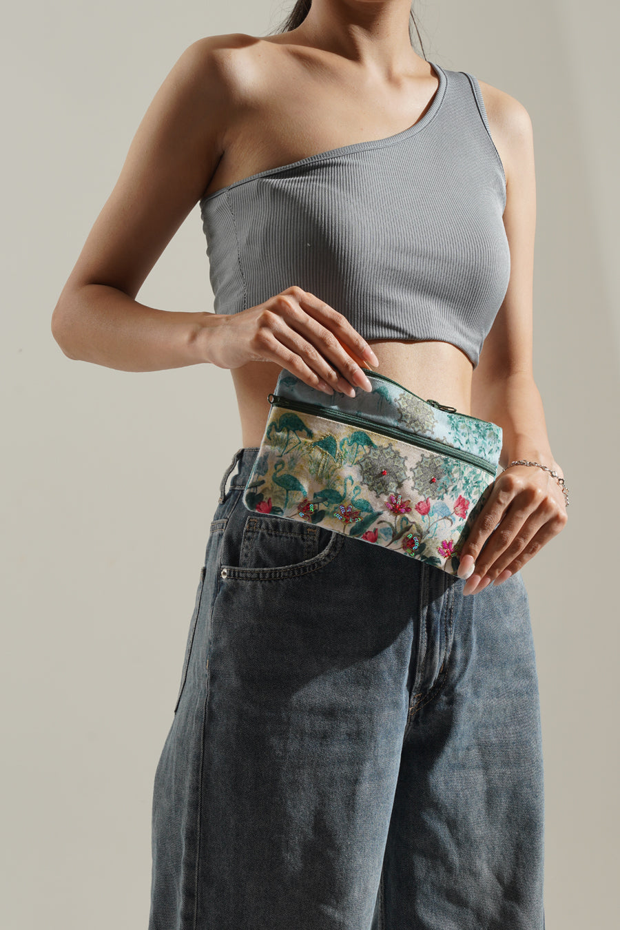 Ethenic Flamingo Two Zipper