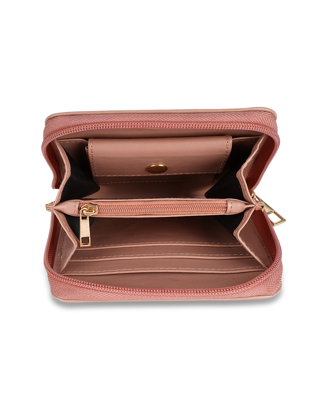 Decorative Elephant Top Zip Wallet