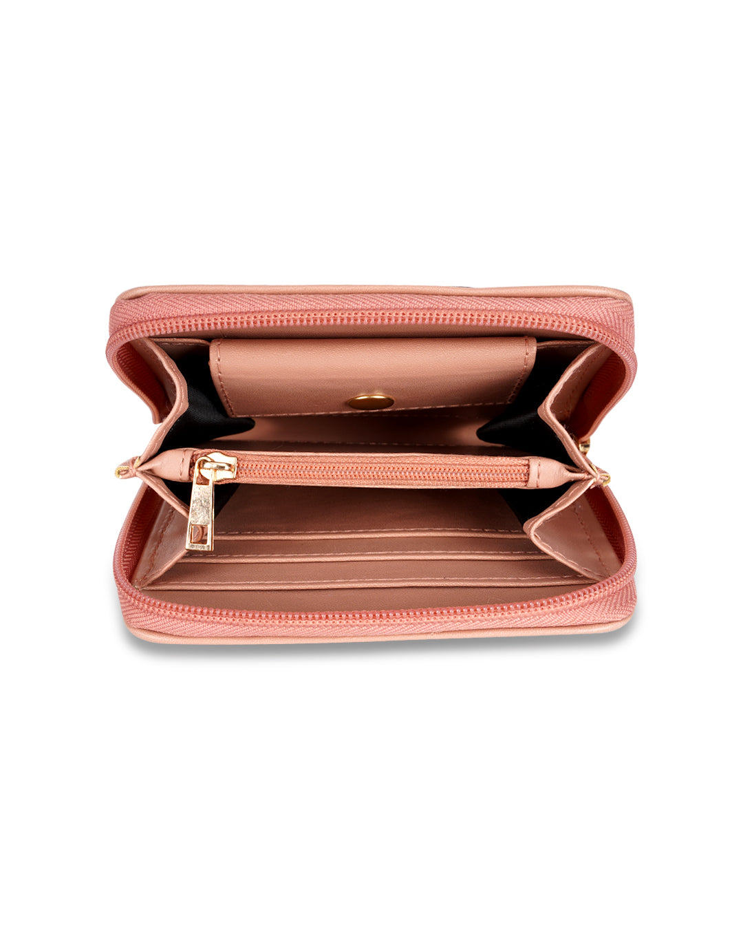 Busy Street Top Zip Wallet