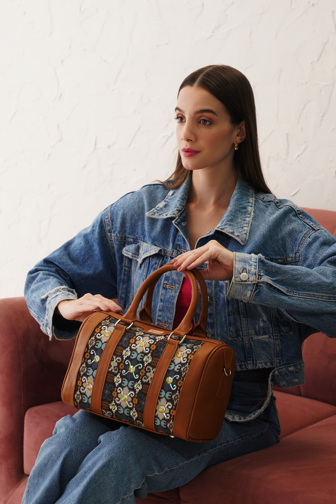 Batik Ikat Duffle Bag