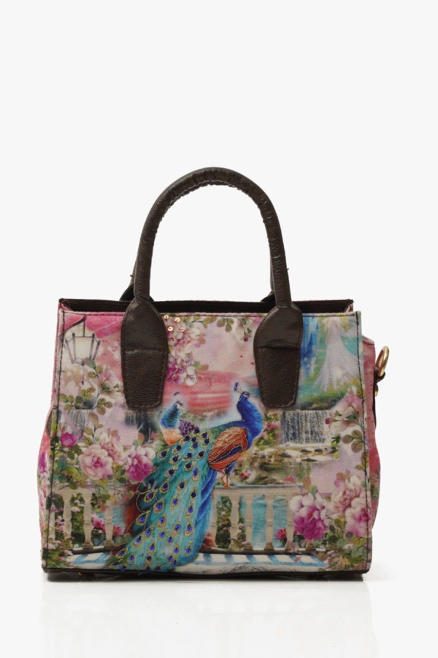 Fantasy Peacock Hand Held Bag