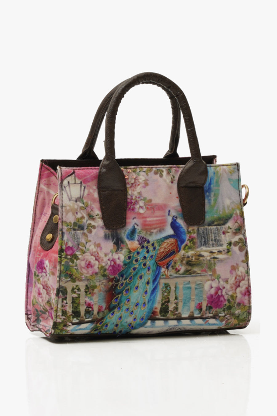 Fantasy Peacock Hand Held Bag