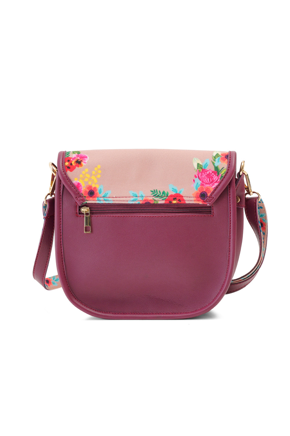 Flower Garden Flap Sling Bag