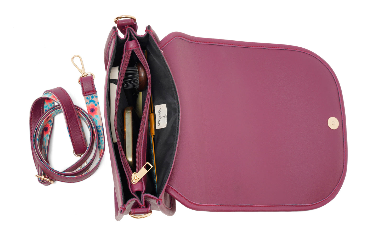 Flower Garden Flap Sling Bag