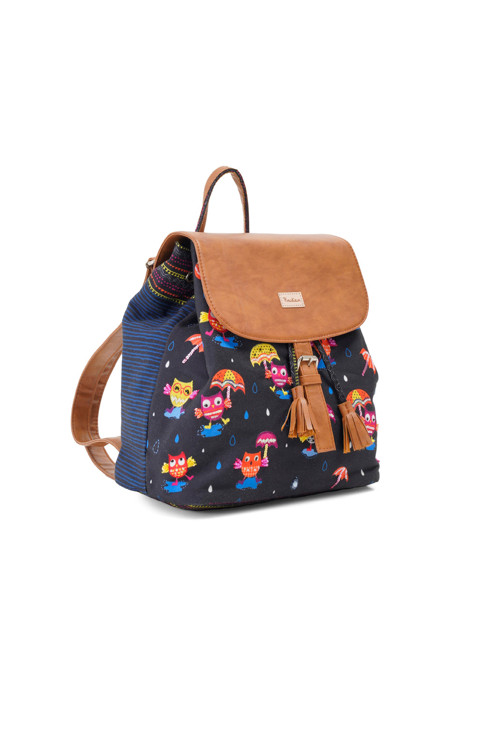 Funky Owl Drawstring Backpack
